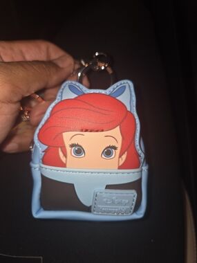 DISNEY STUDIO STORE Ariel Mini LOUNGEFLY Backpack Keychain